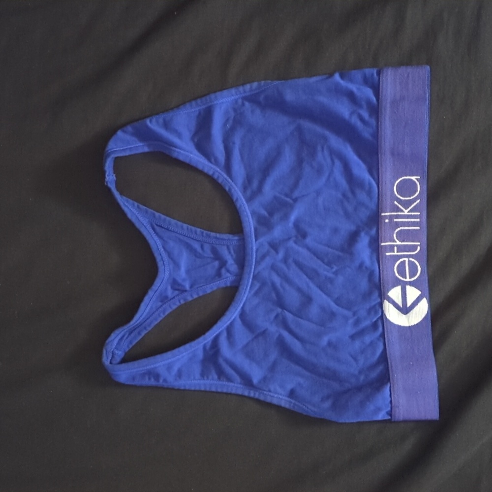 Ethika Dark Blue Sports Bra Size Small